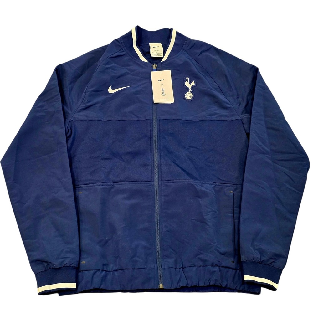 Nike Tottenham Hotspur Track Jacket Mens Small Blue Full Zip Soccer Warm-Up NWT